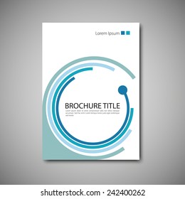 Cover brochure template. Vector format.