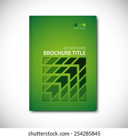 Cover brochure template. Vector format.