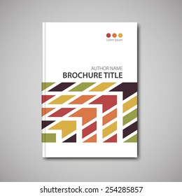 Cover brochure template. Vector format.