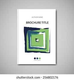 Cover brochure template. Vector format.