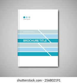 Cover brochure template. Vector format.