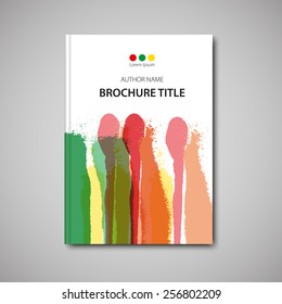 Cover brochure template. Vector format.