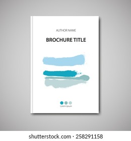 Cover brochure template. Vector format.