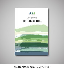 Cover brochure template. Vector format.