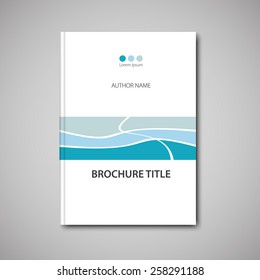 Cover brochure template. Vector format.