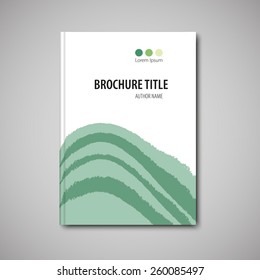 Cover brochure template. Vector format.