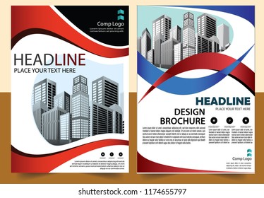 cover Business abstract vector template Brochure design modern layout annual report poster flyer in A4 with colorful triangles geometric shapes for tech science market with light bac