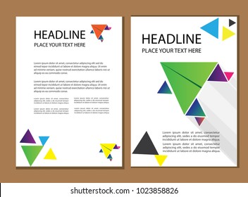 cover business template simple shape