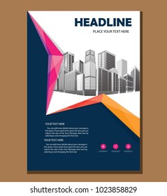 cover business template simple shape