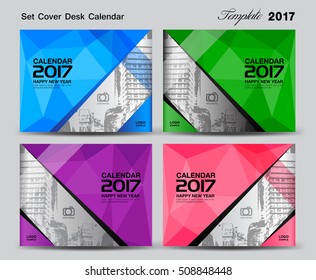 Cover calendar 2021 template set, Desk Calendar 2017 Design Template,  cover design, corporate business flyer, wall calendar, annual report, book, Polygon background