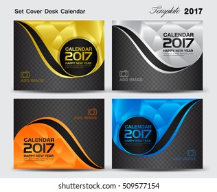 Cover calendar 2021 template set, Desk Calendar 2017 Design Template,  cover design, corporate business flyer, wall calendar, annual report, book, Polygon background