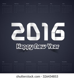 Cover Calendar Design - Typography