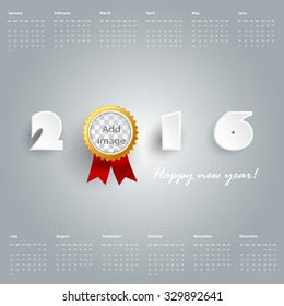 Cover Calendar Design - Typography