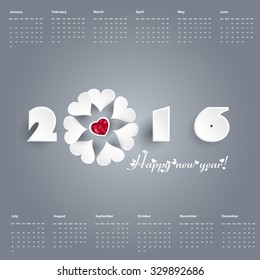 Cover Calendar Design - Typography