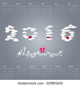 Cover Calendar Design - Typography