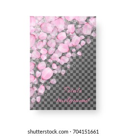 Cover of the catalog with cherry blossoms on a checkered backdrop.