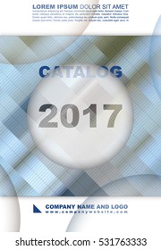 Cover of the catalog, the report for business, technology and science. Brochure template with a digital mosaic pixel. Abstract design in a contemporary color scheme.