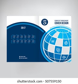 Cover for catalogue, brochure, booklet, leaflet. Graphic template for posting photos and text, cover design of annual report. Template for business presentation, cover folder vector background

