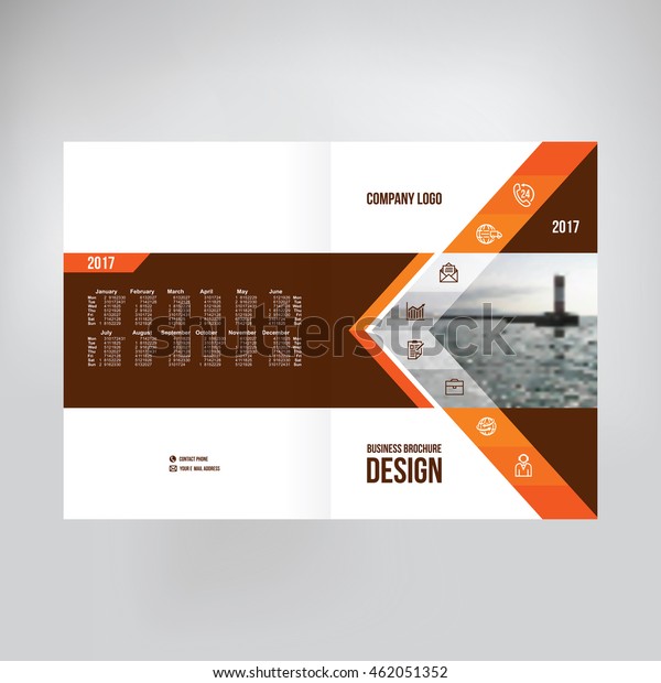 Cover Catalogue Brochure Booklet Leaflet Graphic Stock Vector Royalty Free