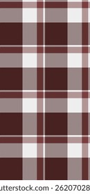 Tampa xadrez tartan, tecido de textura tranquila sem costura. Padrão têxtil de plano de fundo do vetor de convite na paleta de cores escuras e brancas.