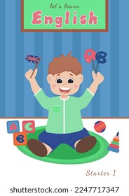 cover for children's book learning English
