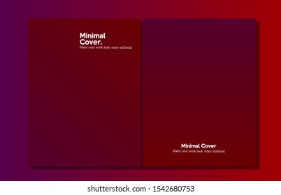 Cover color dark gradient. simple shape composition eps10 -Vector 