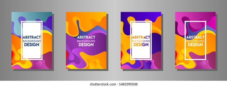 Fondo De Abstrack Colorido De Cubierta Para Su Diseño