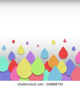 Cover with confetti for your design
