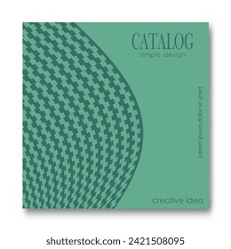 Cover. Creative abstract banner, brochure, catalog or booklet. A simple composition for creative design