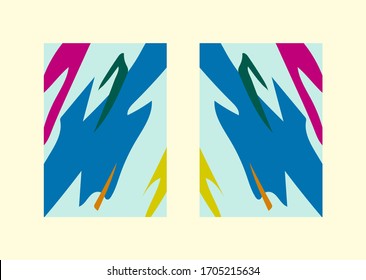 Cover creative design. Abstract vector template 