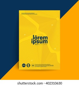 Cover design. A4 format template for business card,poster,flyer etc.