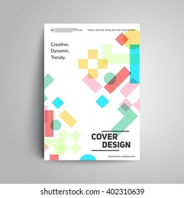 Cover design. A4 format template for business card,poster,flyer etc.