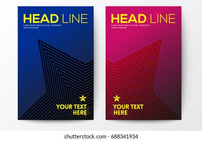 Cover design abstract background.