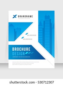 Cover design abstract background, Busines, blue color broshure, Template in A4 size. Book, Magazine, Corporate Presentation, Annual Report, Poster, Website, Flyer, Portfolio, Banner