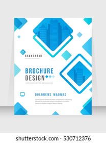 Cover design abstract background, Busines, blue color broshure, Template in A4 size. Book, Magazine, Corporate Presentation, Annual Report, Poster, Website, Flyer, Portfolio, Banner