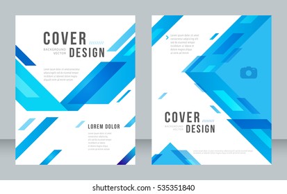 Cover design abstract background, Busines, blue color broshure, Template in A4 size. Book, Magazine, Corporate Presentation, Annual Report, Poster, Website, Flyer, Portfolio, Banner