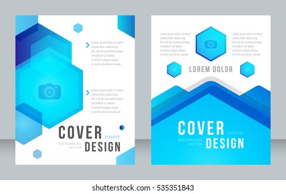 Cover design abstract background, Busines, blue color broshure, Template in A4 size. Book, Magazine, Corporate Presentation, Annual Report, Poster, Website, Flyer, Portfolio, Banner