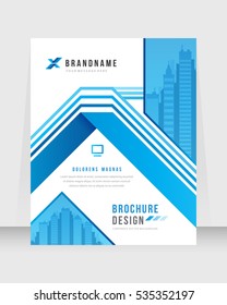 Cover design abstract background, Busines, blue color broshure, Template in A4 size. Book, Magazine, Corporate Presentation, Annual Report, Poster, Website, Flyer, Portfolio, Banner