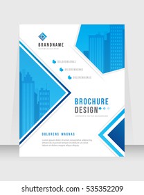 Cover design abstract background, Busines, blue color broshure, Template in A4 size. Book, Magazine, Corporate Presentation, Annual Report, Poster, Website, Flyer, Portfolio, Banner