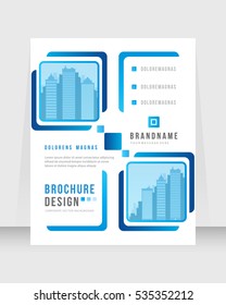 Cover design abstract background, Busines, blue color broshure, Template in A4 size. Book, Magazine, Corporate Presentation, Annual Report, Poster, Website, Flyer, Portfolio, Banner