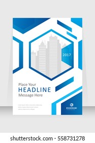 Cover design abstract background, Busines, blue color broshure, Template in A4 size. Book, Magazine, Corporate Presentation, Annual Report, Poster, Website, Flyer, Portfolio, Banner