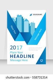 Cover design abstract background, Busines, blue color broshure, Template in A4 size. Book, Magazine, Corporate Presentation, Annual Report, Poster, Website, Flyer, Portfolio, Banner