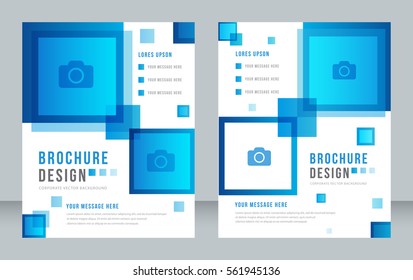 Cover design abstract background, Busines, blue color broshure, Template in A4 size. Book, Magazine, Corporate Presentation, Annual Report, Poster, Website, Flyer, Portfolio, Banner