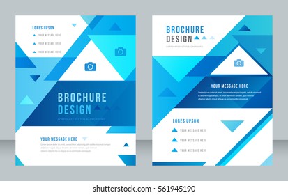 Cover design abstract background, Busines, blue color broshure, Template in A4 size. Book, Magazine, Corporate Presentation, Annual Report, Poster, Website, Flyer, Portfolio, Banner