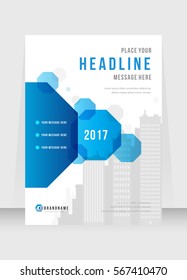 Cover design abstract background, Busines, blue color broshure, Template in A4 size. Book, Magazine, Corporate Presentation, Annual Report, Poster, Website, Flyer, Portfolio, Banner