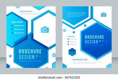 Cover design abstract background, Busines, blue color broshure, Template in A4 size. Book, Magazine, Corporate Presentation, Annual Report, Poster, Website, Flyer, Portfolio, Banner