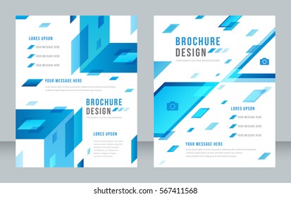 Cover design abstract background, Busines, blue color broshure, Template in A4 size. Book, Magazine, Corporate Presentation, Annual Report, Poster, Website, Flyer, Portfolio, Banner