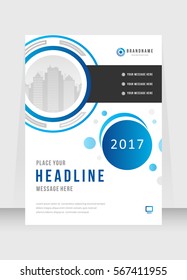 Cover design abstract background, Busines, blue color broshure, Template in A4 size. Book, Magazine, Corporate Presentation, Annual Report, Poster, Website, Flyer, Portfolio, Banner