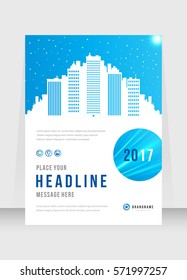 Cover design abstract background, Busines, blue color broshure, Template in A4 size. Book, Magazine, Corporate Presentation, Annual Report, Poster, Website, Flyer, Portfolio, Banner