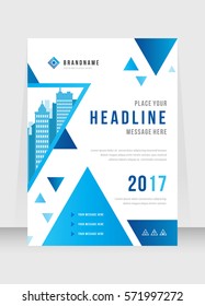 Cover design abstract background, Busines, blue color broshure, Template in A4 size. Book, Magazine, Corporate Presentation, Annual Report, Poster, Website, Flyer, Portfolio, Banner